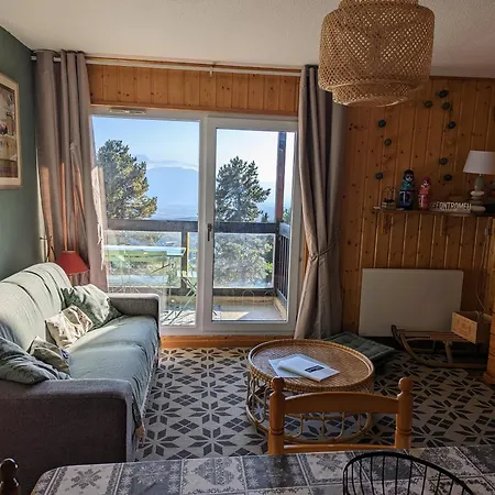 Charmant appartement centre ville de Font-Romeu, vue montagne Extérieur photo